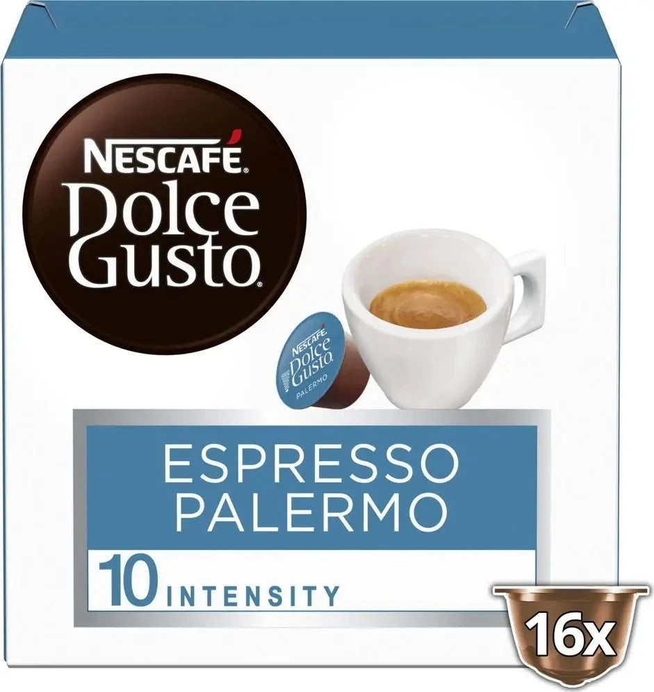 Nescafe Dolce Gusto Espresso Palermo kava, 16 kapsulių dėžutėje