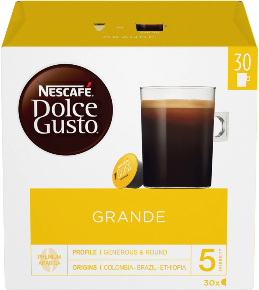 Kavos kapsulės NESCAFE DOLCE GUSTO GRANDE, 16 vnt.