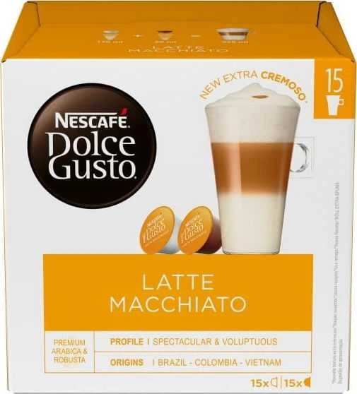 Nescafe Dolce Gusto Latte Macchiato, 15 + 15 dangtelių. 343,5 g