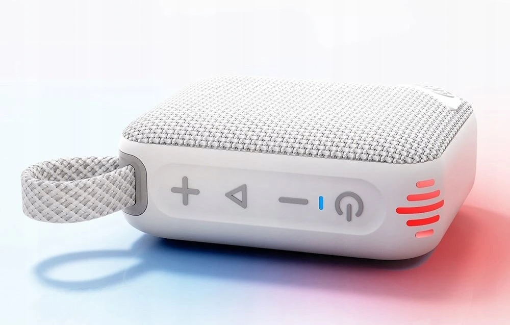 QCY SP2 IP67 Bluetooth Speaker with RGB Backlight ir Stereo Mode - Pilka Žalias