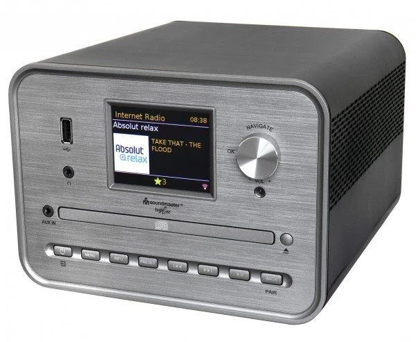 Nešiojama radijo sistema Soundmaster Soundmaster ICD1050SW, analoginis ir skaitmeninis, 7 W DAB+, FM, pilkas, MP3 grotuvas