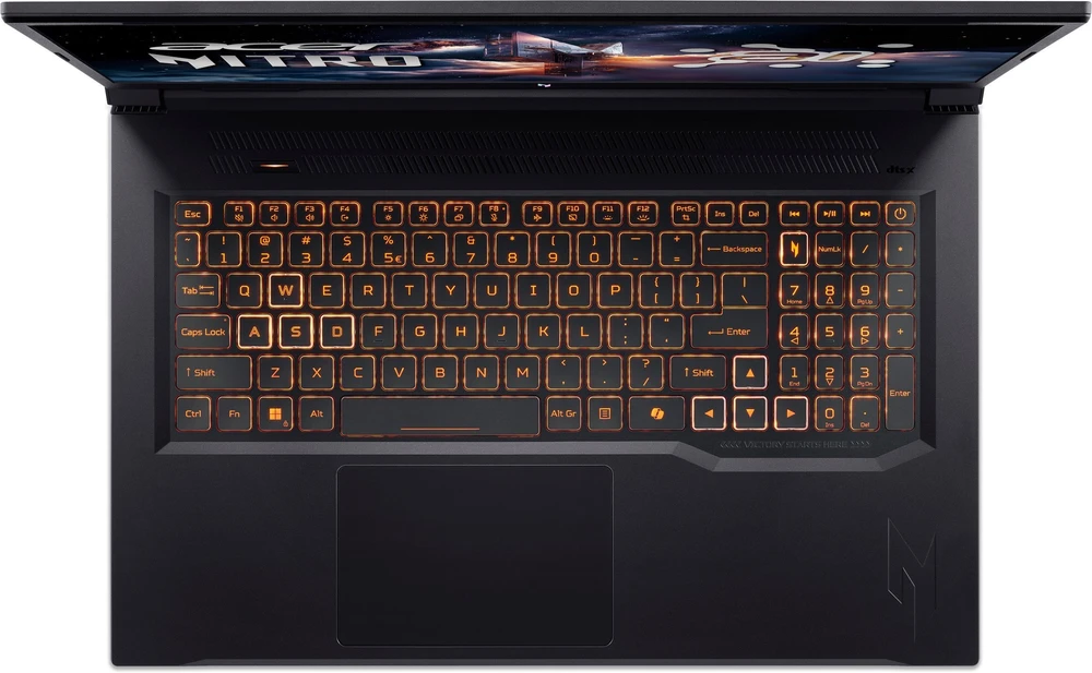 Nešiojamas kompiuteris Acer Nitro V 17 AI – Ryzen AI 5 240 | 17.3" | 16GB | 512GB | W11H | RTX 5060