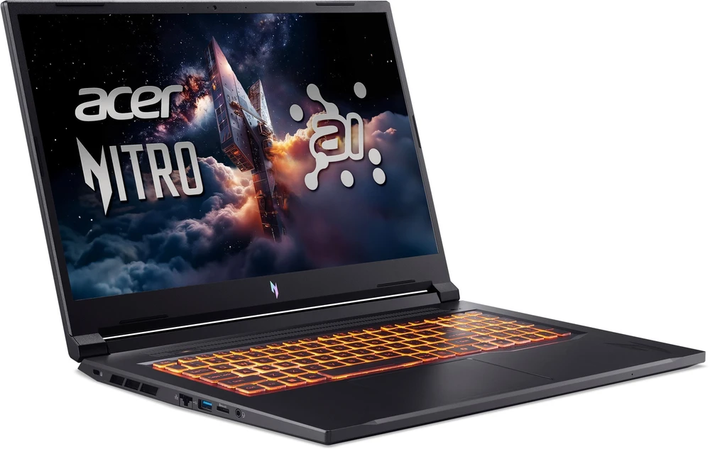 Nešiojamas kompiuteris Acer Nitro V 17 AI – Ryzen AI 5 240 | 17.3" | 16GB | 512GB | W11H | RTX 5060