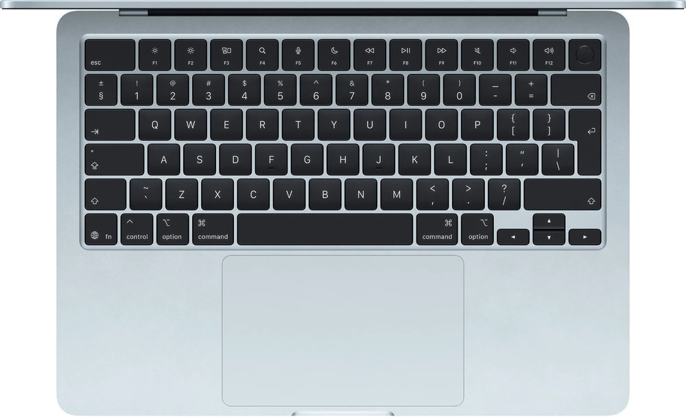 RAM Apple MacBook Air Apple M M5 Nešiojamas kompiuteris 34,5 cm (13.6") 16 GB 512 GB SSD Wi-Fi 7 (802.11be) macOS Tahoe Mėlyna