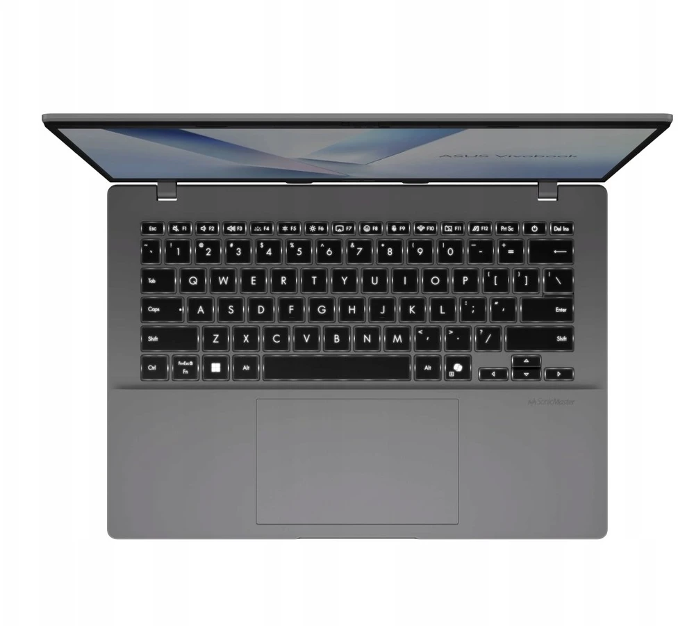 Nešiojamas kompiuteris ASUS Vivobook 14-M1407GA-LY012W Ryzen AI 7-445 14.0" WUXGA IPS lygio 60Hz 300nits AG 16GB DDR5 SSD512 Cam1080 42WHrs Win11 Vėsus Sidabrinis