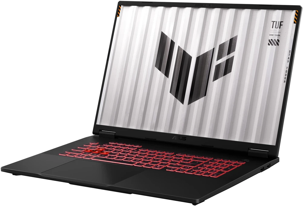 ASUS TUF Gaming A18 FA808UH-S8021 AMD Ryzen™ 7 260 Nešiojamas kompiuteris 45.7 cm (18") WUXGA 16 GB DDR5-SDRAM 512 GB SSD NVIDIA® GeForce RTX™ 5050 Wi-Fi 6E (802.11ax) Juodas, Pilkas