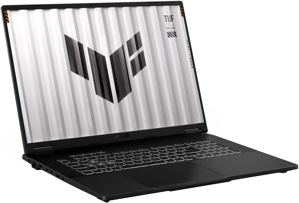 ASUS TUF Gaming A18 FA808UH-S8021 AMD Ryzen™ 7 260 Nešiojamas kompiuteris 45.7 cm (18") WUXGA 16 GB DDR5-SDRAM 512 GB SSD NVIDIA® GeForce RTX™ 5050 Wi-Fi 6E (802.11ax) Juodas, Pilkas