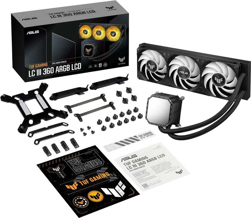 ASUS TUF Gaming LC III 360 ARGB aušintuvas su montavimo rinkiniu