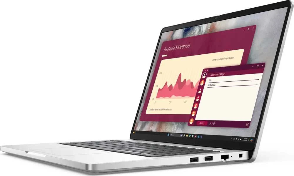 Nešiojamas kompiuteris Dell Pro 14 pc14250 w11p u7 255i/32gb/512gb/14.0 fhd+/int/fgrpr/fhd/ircam/mic/wlan+bt/bcklkb/3c/3yps platinum