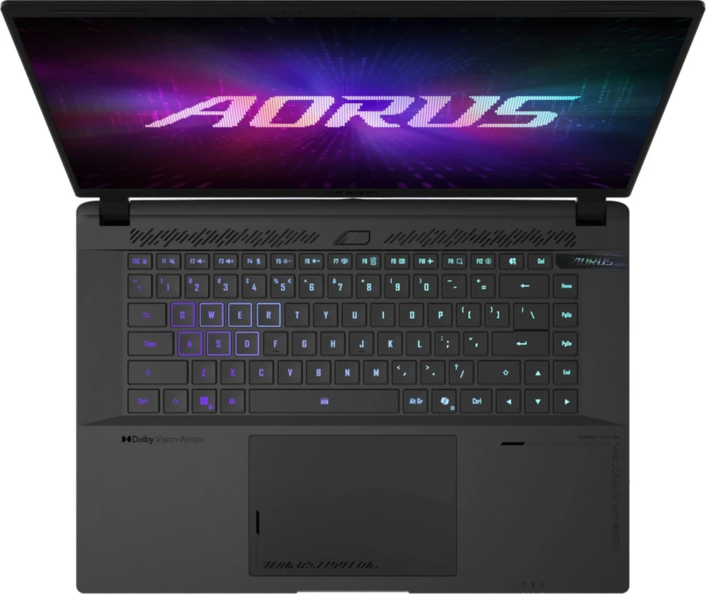 Nešiojamas kompiuteris „Gigabyte AORUS MASTER 16 6XJM4EEE64SP“ 16 colių QHD+ AMD R9 9955HX3D/32B/1TB/RTX 5070 Ti/Win11 Home/ENG kbd/2Y Garantija | „Gigabyte“