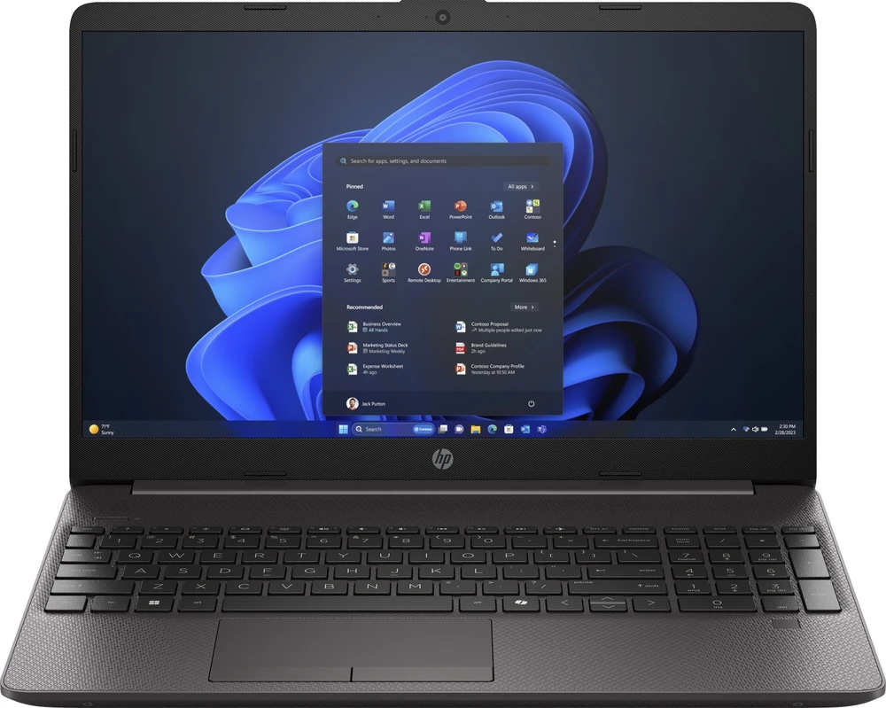 Nešiojamas kompiuteris Hewlett Packard (HP) HP 250R G9 nešiojamasis kompiuteris Intel Core 5 120U 15,6" Full HD 16 GB DDR4-SDRAM 512 GB SSD Wi-Fi 6 (802.11ax) Windows 11 Pro Juodas