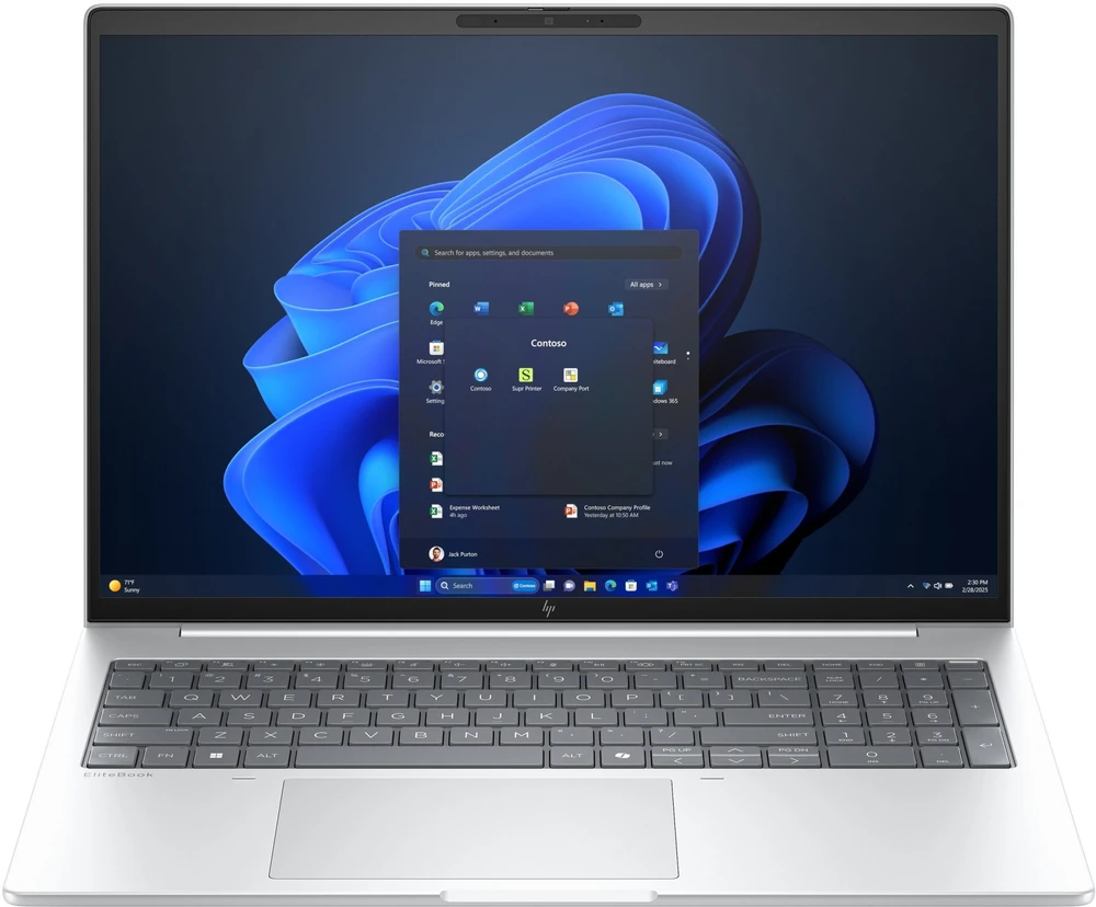 Nešiojamas kompiuteris HP EliteBook 8 G1i 16 - Ultra 5 225U | 16"-WUXGA-400N | 32GB | 512GB | Win11Pro