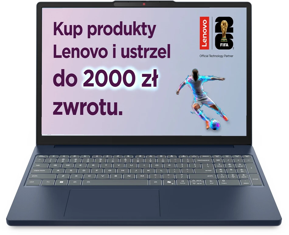 Lenovo IdeaPad Slim 3 15ARP10 AMD Ryzen™ 5 7535HS Nešiojamas kompiuteris 38.9 cm (15.3") WUXGA 16 GB DDR5-SDRAM 512 GB SSD Wi-Fi 6 (802.11ax) Windows 11 Home Mėlyna