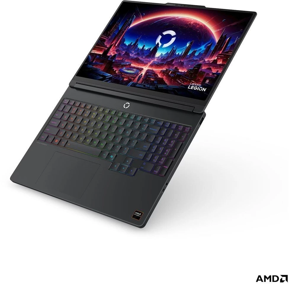 Nešiojamas kompiuteris Lenovo Legion 5 15AGP11 | AMD Ryzen AI 7 450, 15,3" WQXGA OLED 165 Hz, 16 GB RAM, 512 GB SSD, GeForce RTX 5070 12 GB, be OS | Juodas