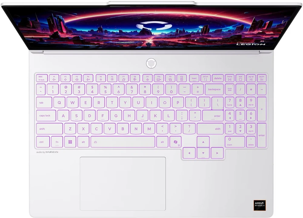 Lenovo Legion 5 15AGP11 Ryzen AI 7 450 15.3" WQXGA OLED 500 nitų 165 Hz Blizgus 16 GB DDR5 5600 512 GB SSD GeForce RTX 5060 8 GB 5.0 MP + IR 80 Wh Windows 11 Glacier Baltas