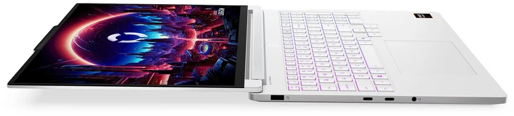 Lenovo Legion 7 16AGP11 Ryzen AI 7 450 16 colių WQXGA OLED 240Hz 500 nitų LBL Glossy 32GB LPDDR5X-8533 1TB SSD GeForce RTX 5060 8GB 5.0MP kamera + IR 84Wh Windows 11 Pro Glacier Baltas