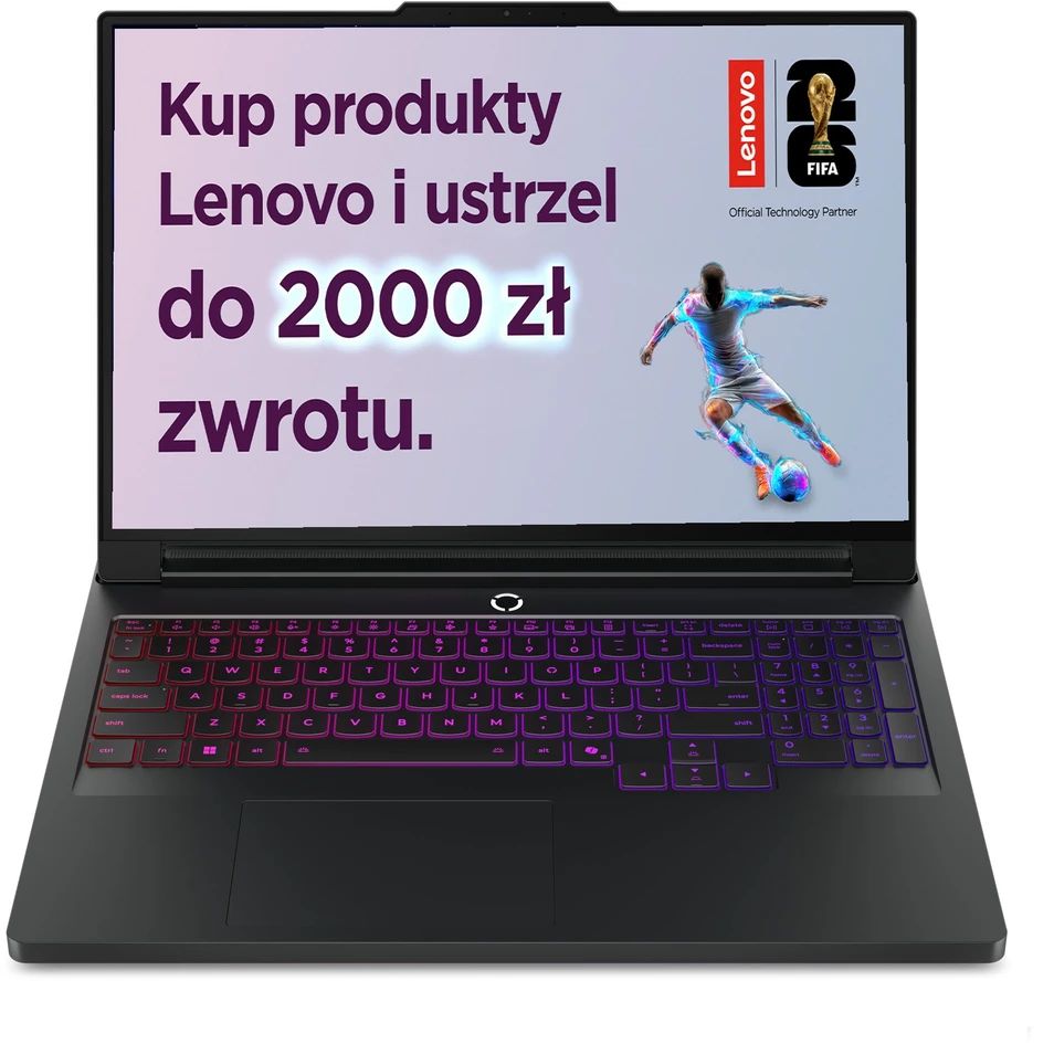 Lenovo Legion Pro 7 16IAX10H Intel Core Ultra 9 275HX Nešiojamas kompiuteris 40.6 cm (16") WQXGA 64 GB DDR5-SDRAM 1 TB SSD NVIDIA GeForce RTX 5070 Ti Wi-Fi 7 (802.11be) NoOS Juodas