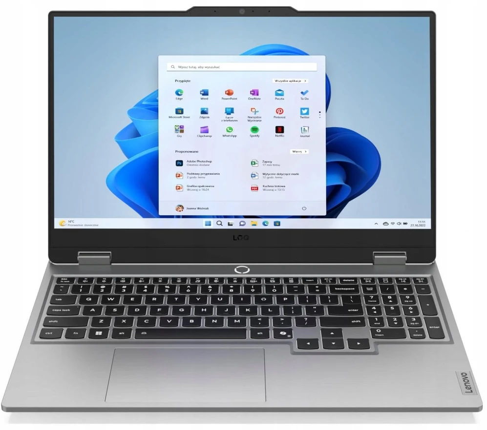 Nešiojamas kompiuteris Lenovo LOQ 15 - Core i5-13450HX | 15,6"-144Hz | 16GB | 1TB | W11H | RTX5050