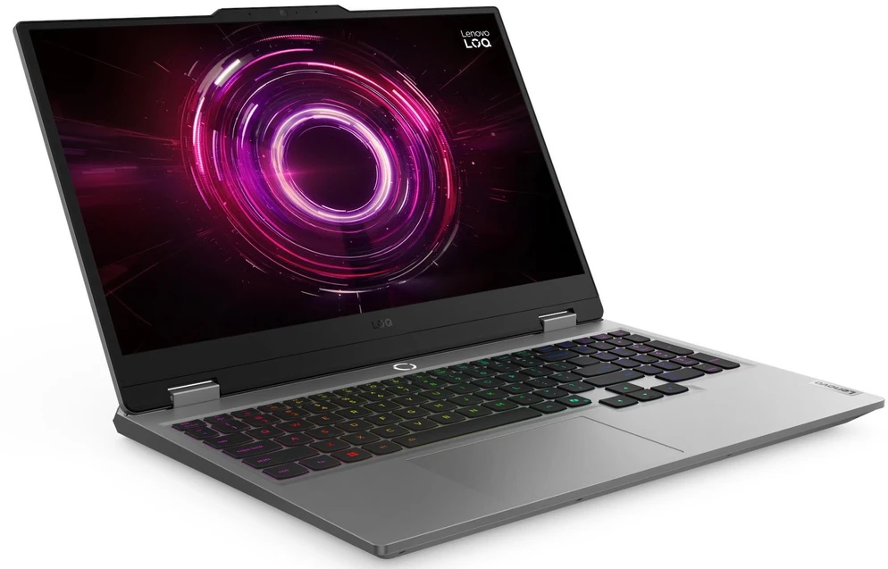 Nešiojamas kompiuteris Lenovo LOQ 15AHP10 | AMD Ryzen 7 250, GeForce RTX 5060 8 GB, 15,6" FHD 144 Hz, 16 GB RAM, 512 GB SSD, Windows 11 Home | Pilkas