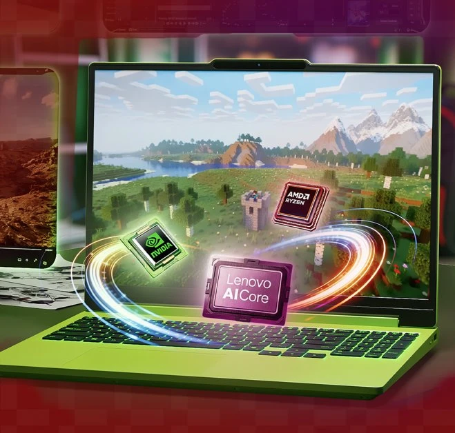 Nešiojamas kompiuteris Lenovo LOQ 15AHP11 Ryzen 7 250 / 16 GB / 512 GB / RTX 5060 / W11 (83TN007CPB) - Surge Žalias