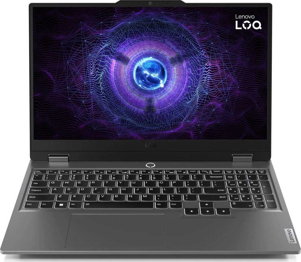 Žaidimų nešiojamas kompiuteris Lenovo LOQ 15IAX9 | Intel Core i5-12450HX, NVIDIA GeForce RTX 3050 6 GB, 15,6" FHD IPS 144 Hz, 16 GB RAM, 512 GB SSD, Windows 11 Home | Luna Grey