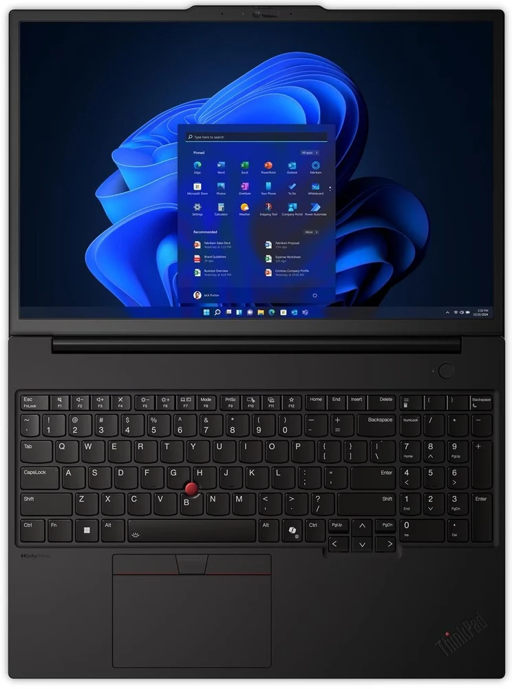 Nešiojamas kompiuteris Lenovo ThinkPad P16s Gen 4 (Intel) | 21QV000QPB