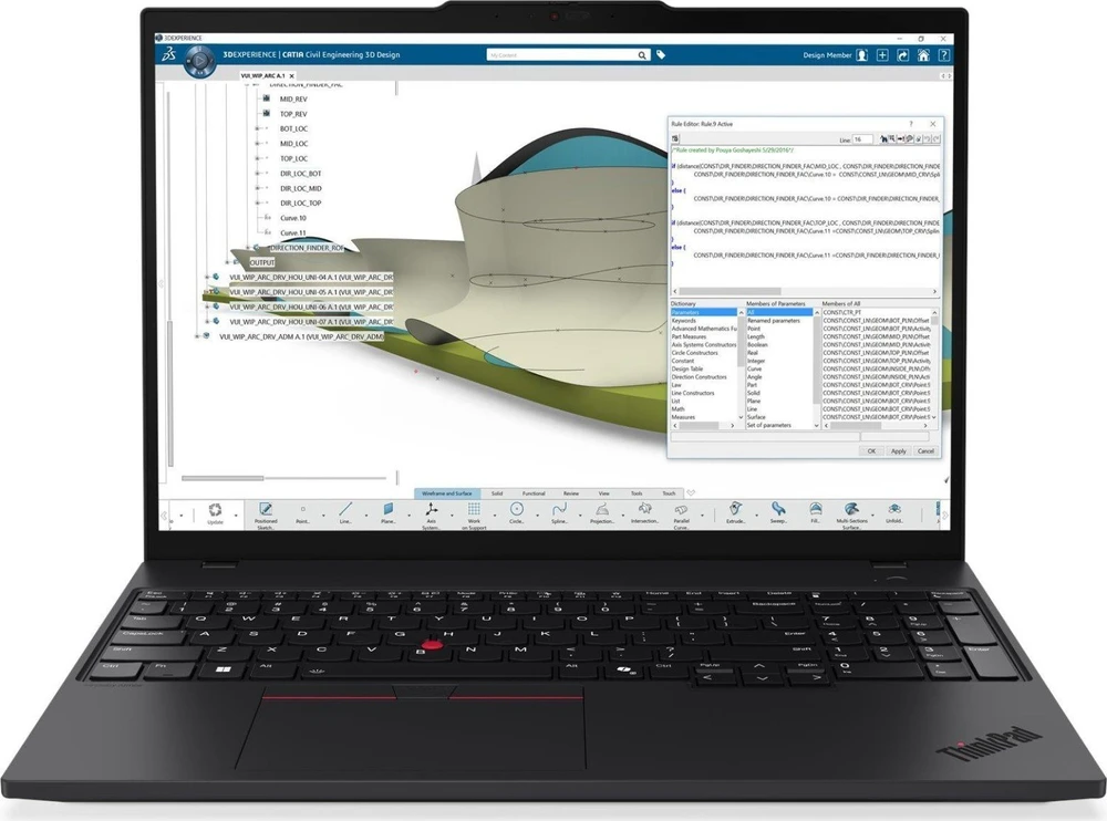 Nešiojamas kompiuteris Lenovo ThinkPad P16s Gen 4 (Intel) | 21QV000QPB
