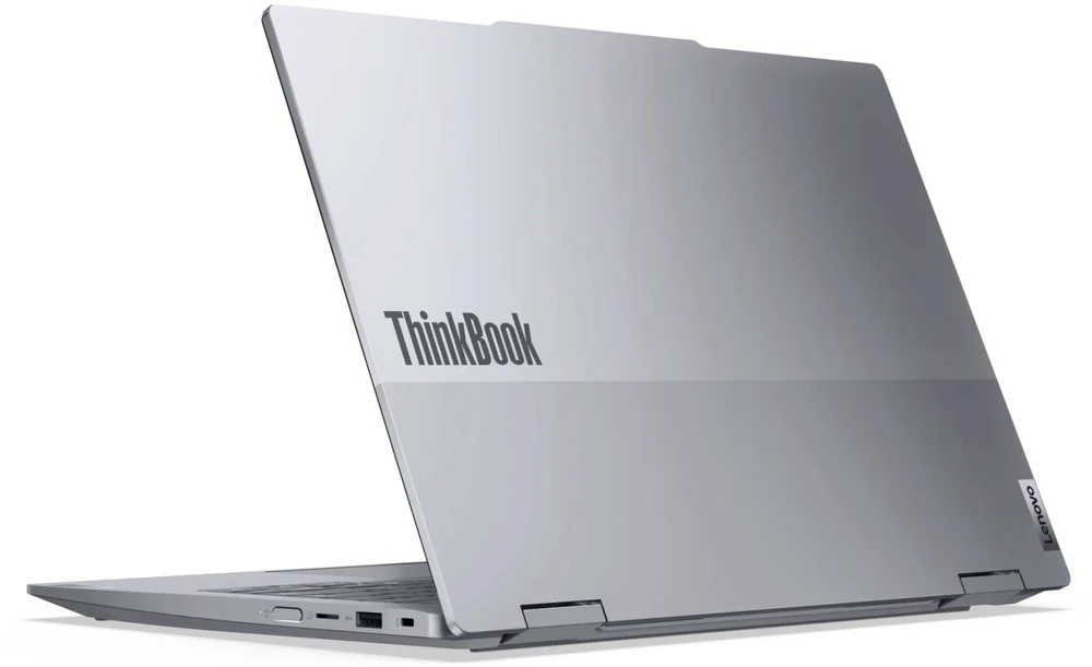 Lenovo ThinkBook 14 2-in-1 G5 IAU Intel Core Ultra 7 255U Hybrid (2-in-1) 35.6 cm (14") Jutiklinis ekranas WUXGA 16 GB DDR5-SDRAM 512 GB SSD Wi-Fi 6E (802.11ax) Windows 11 Pro Swiss Pilkas