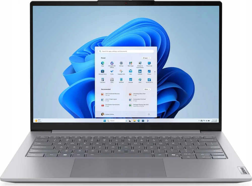 Nešiojamas kompiuteris Lenovo Nešiojamasis kompiuteris ThinkBook 14 G8 21SJ00V5PB W11Pro Ultra 7 255H/16GB/512GB/INT/14.0 WUXGA/Arctic pilkas/3 m. OS + CO2 kompensacija + 1 m. CI