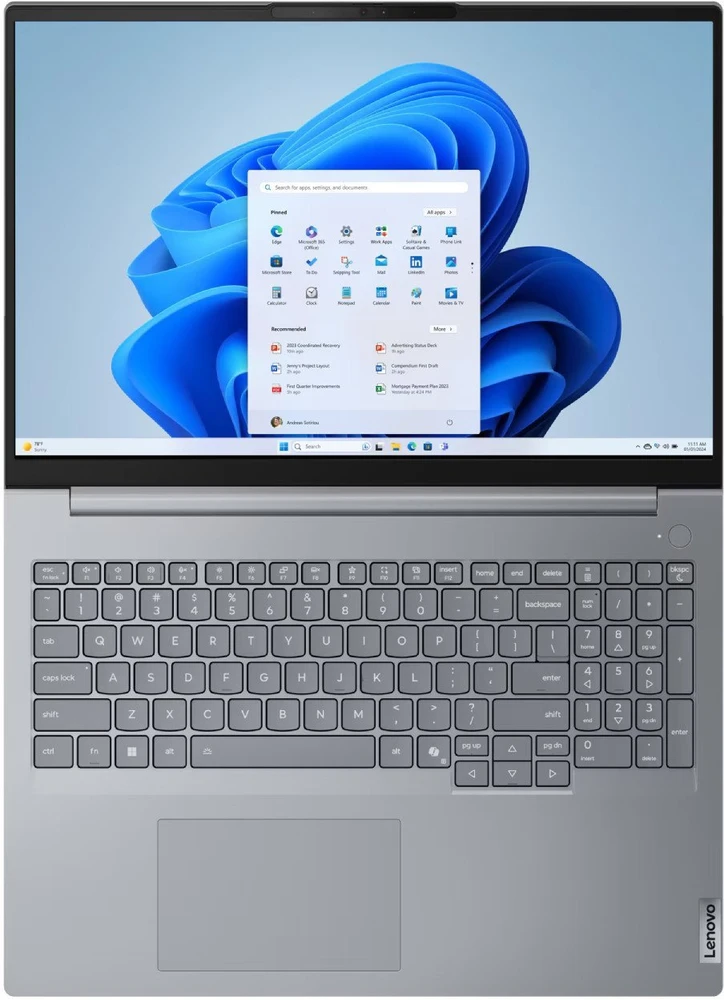 Lenovo ThinkBook 16 G8 - Ultra 7 255H | 16"-WUXGA | 16GB | 512GB | Win11Pro