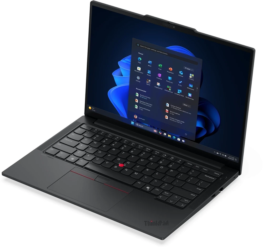 Nešiojamas kompiuteris Lenovo ThinkPad E14 Gen 7 | AMD Ryzen 7 250, 14" WUXGA, 16 GB RAM, 512 GB SSD, Windows 11 Pro | Juodas