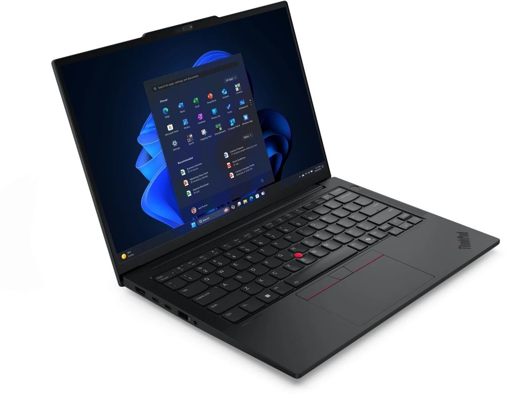 Nešiojamas kompiuteris Lenovo ThinkPad E14 Gen 7 | AMD Ryzen 7 250, 14" WUXGA, 16 GB RAM, 512 GB SSD, Windows 11 Pro | Juodas