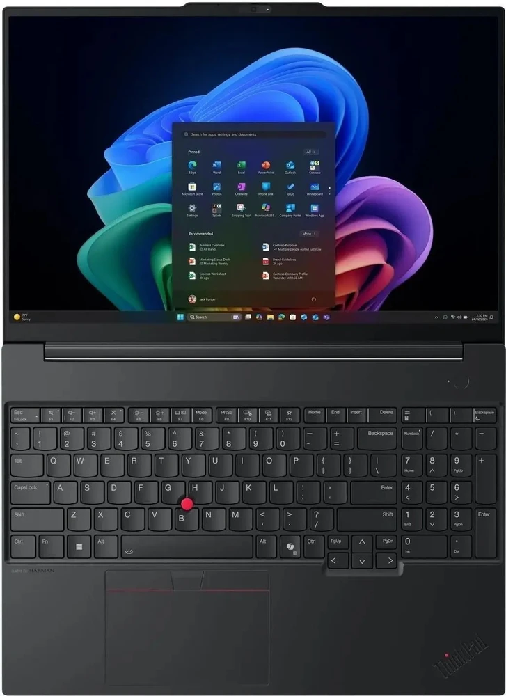 Lenovo ThinkPad E16 Gen 4 | Intel Core Ultra 5 325, 16" WUXGA, 32 GB RAM, 512 GB SSD, Windows 11 Pro | Juodas