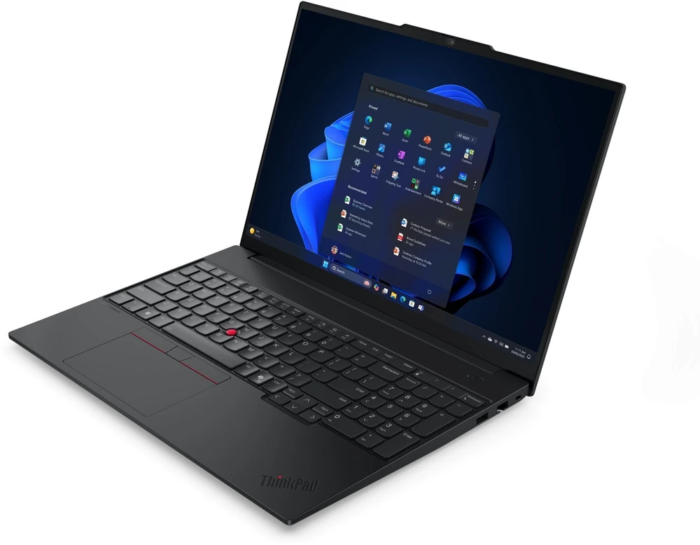 Nešiojamas kompiuteris Lenovo ThinkPad E16 Gen 3 (Intel) | 16"/ IPS/ WUXGA/ Anti-glare | Intel Core™ Ultra 7 258V | 32GB | 512GB | Intel® Arc™ Graphics | Windows® 11 Pro