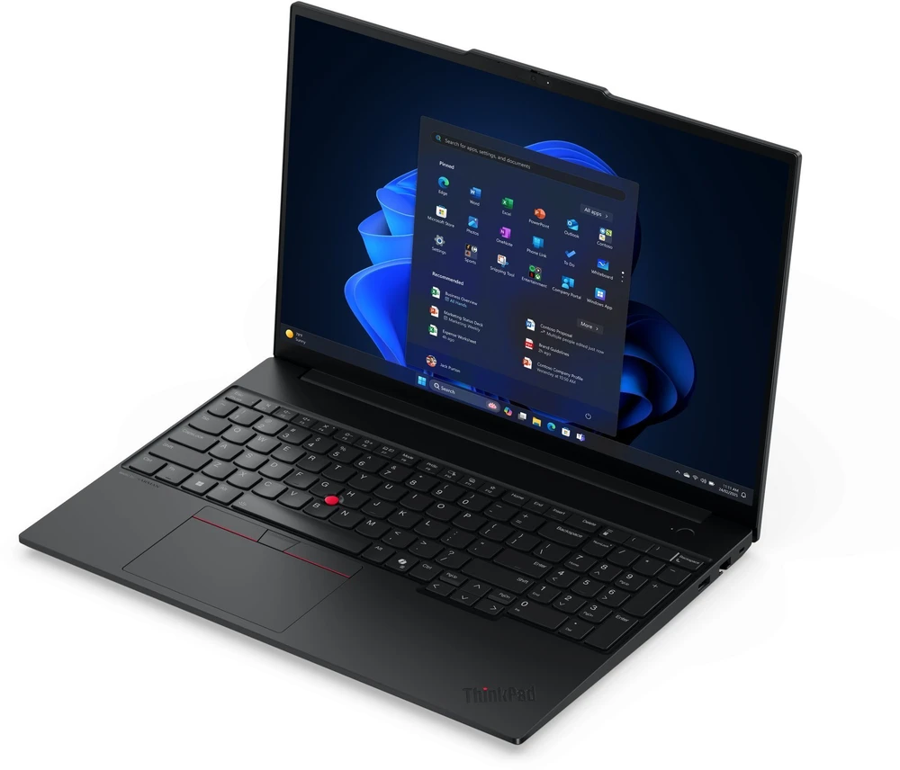 Nešiojamas kompiuteris Lenovo ThinkPad E16 Gen 3 (AMD) | 16"/ IPS/ WUXGA/ Anti-glare | AMD Ryzen™ 7 250 | 16GB | 512GB | Integrated AMD Radeon™ 780M Graphics | Windows® 11 Pro