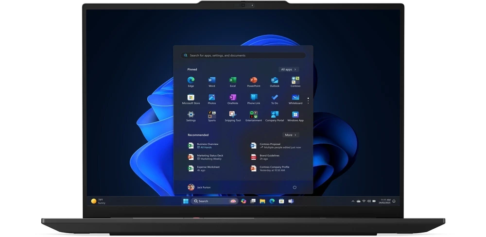 Nešiojamas kompiuteris Lenovo ThinkPad E16 Gen 3 (Intel) | 16"/ IPS/ WUXGA/ Anti-glare | Intel Core™ Ultra 7 258V | 32GB | 512GB | Intel® Arc™ Graphics | Windows® 11 Pro