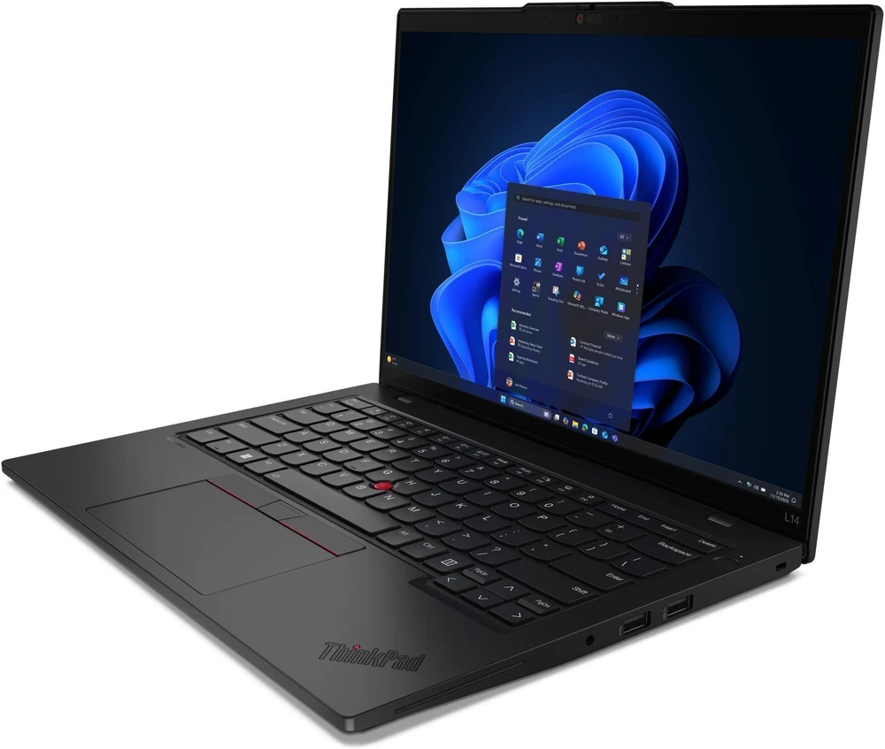 Lenovo Nešiojamas kompiuteris thinkpad l14 amd g6 21se002spb w11pro 5 pro 340/32gb/512gb/int/14.0 wuxga/juodas/1yr premier whb + 3yrs os + co2 offset