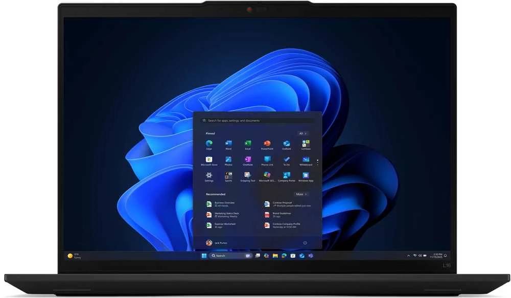 Nešiojamas kompiuteris Lenovo ThinkPad L16 Gen 2 (Intel) | 16"/ IPS/ WUXGA/ Anti-glare | Intel Core™ Ultra 7 255U | 16GB | 512GB | Integrated Intel® Graphics | Windows® 11 Pro