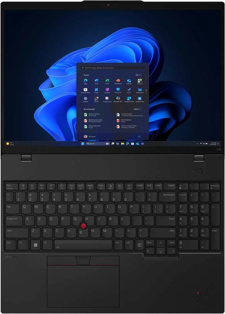 Nešiojamas kompiuteris Lenovo ThinkPad L16 Gen 2 (Intel) | 16"/ IPS/ WUXGA/ Anti-glare | Intel Core™ Ultra 7 255U | 16GB | 512GB | Integrated Intel® Graphics | Windows® 11 Pro