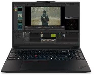 Mobilioji darbo stotis Lenovo ThinkPad P16s Gen 4 | AMD Ryzen AI 7 PRO 450, 16" WUXGA IPS, NVIDIA RTX PRO 1000 8 GB, 32 GB RAM, 1 TB SSD, Windows 11 Pro | Juoda