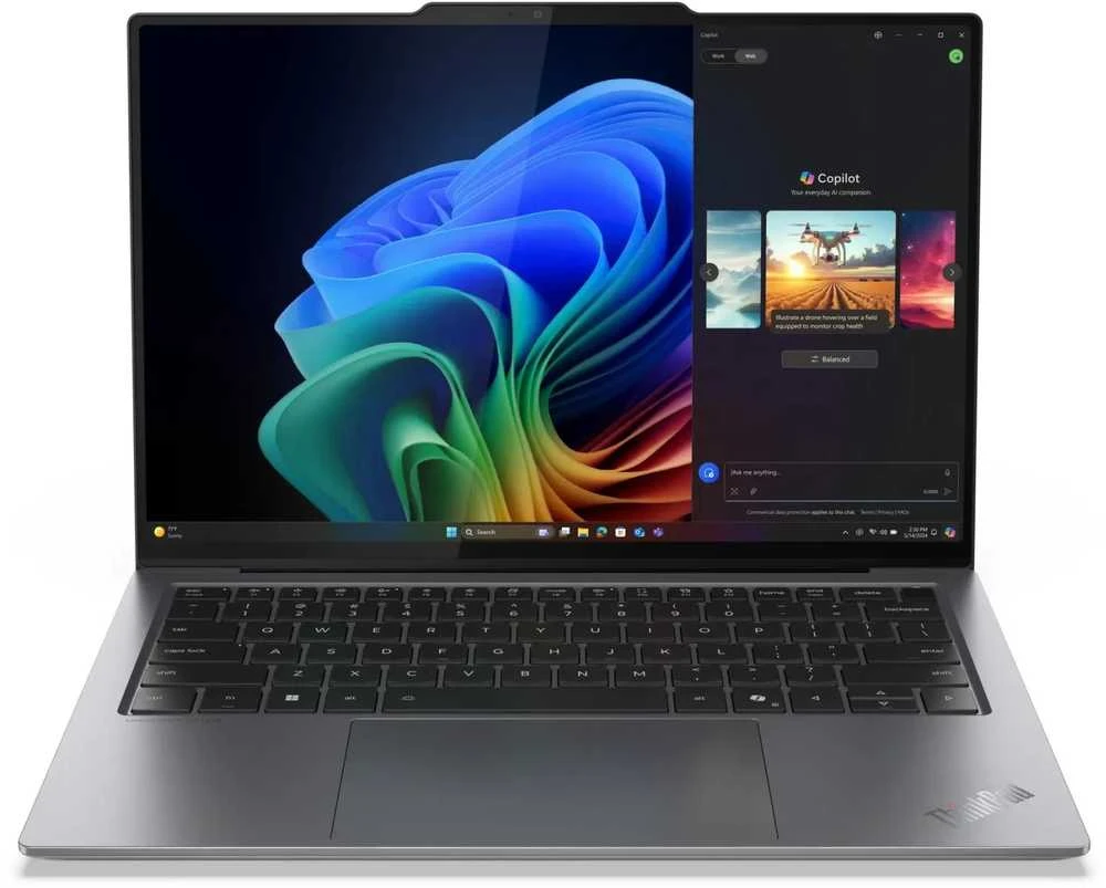 Lenovo ThinkPad X9-14 Gen 1 Copilot+ PC Intel Core Ultra 7 258V Nešiojamas kompiuteris 35.6 cm (14") 2.8K 32 GB LPDDR5x-SDRAM 1 TB SSD Wi-Fi 7 (802.11be) Windows 11 Pro English Pilkas