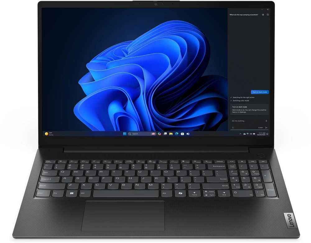 Lenovo V15 G5 IRL Intel® Core™ i5 i5-13420H Nešiojamas kompiuteris 39.6 cm (15.6") Full HD 8 GB DDR5-SDRAM 512 GB SSD Wi-Fi 6 (802.11ax) Windows 11 Pro Juodas