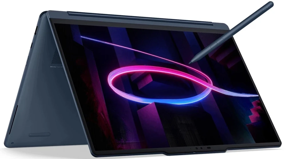 Nešiojamas kompiuteris 2w1 Lenovo Yoga 9 Aura Edition Gen 11 Aura Edition 14IPH11 83SE0024PB Ultra 7 355 14" Touch 2.8k 120Hz OLED 32GB 512SSD W11Pro + Dėklas ir rašiklis komplekte