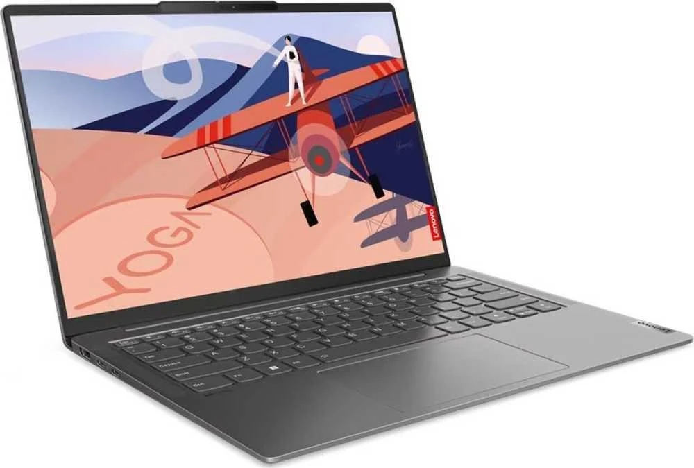 Lenovo Yoga Slim 6 14IRH8 Intel® Core™ i5 i5-13500H Nešiojamas kompiuteris 35.6 cm (14") WUXGA 16 GB LPDDR5x-SDRAM 512 GB SSD Wi-Fi 6E (802.11ax) Windows 11 Home English Pilkas