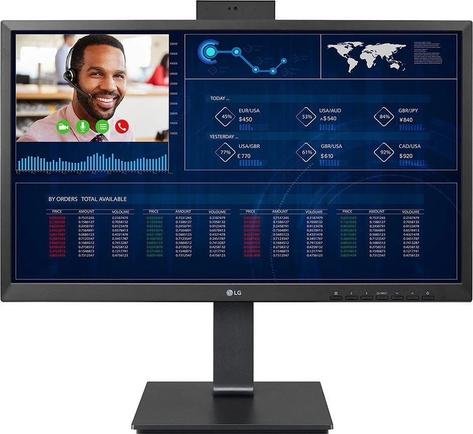 Stacionarus kompiuteris LG 24CQ651W-BP Intel® Pentium® N6005 60,5 cm (23,8") 1920 x 1080 pikselių „viskas viename“ asmeninis kompiuteris 8 GB DDR4-SDRAM 256 GB SSD „Windows 10 IoT Enterprise“ „Wi-Fi 6“ (802.11ax) Juodas