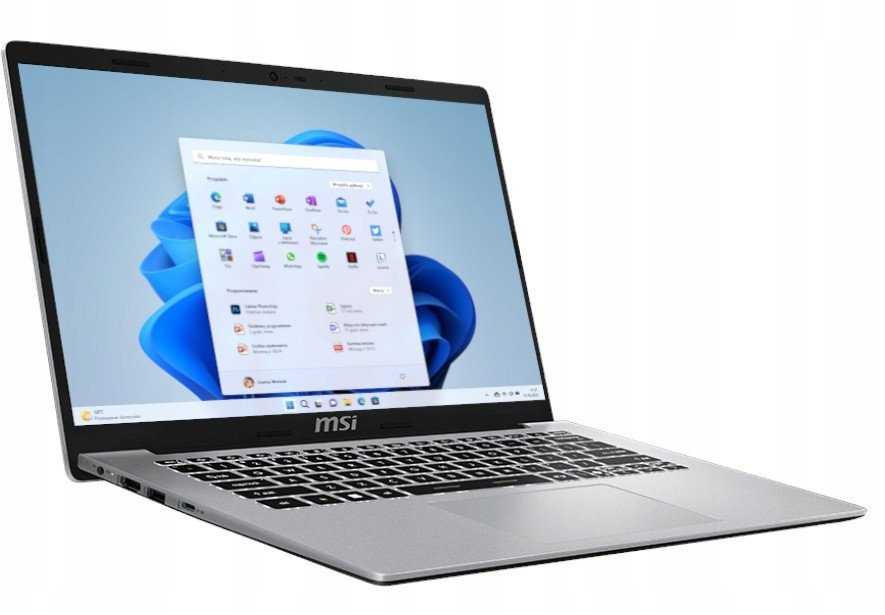 MSI Modern 15 F13MG-443PL i5-1334U 15.6" FHD 60Hz IPS lygio ekranas, 16GB DDR4 3200, 512GB SSD, Iris Xe Graphics, Windows 11 Pro, Platinos pilkas, 3 metų garantija