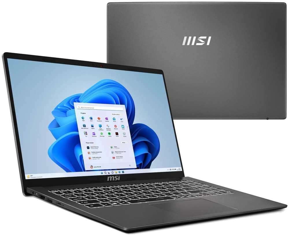 MSI Modern 15 F1MG-886PL Core 5 120U 15.6" FHD 60Hz IPS-level 16GB DDR5 512GB SSD Intel Graphics Windows 11