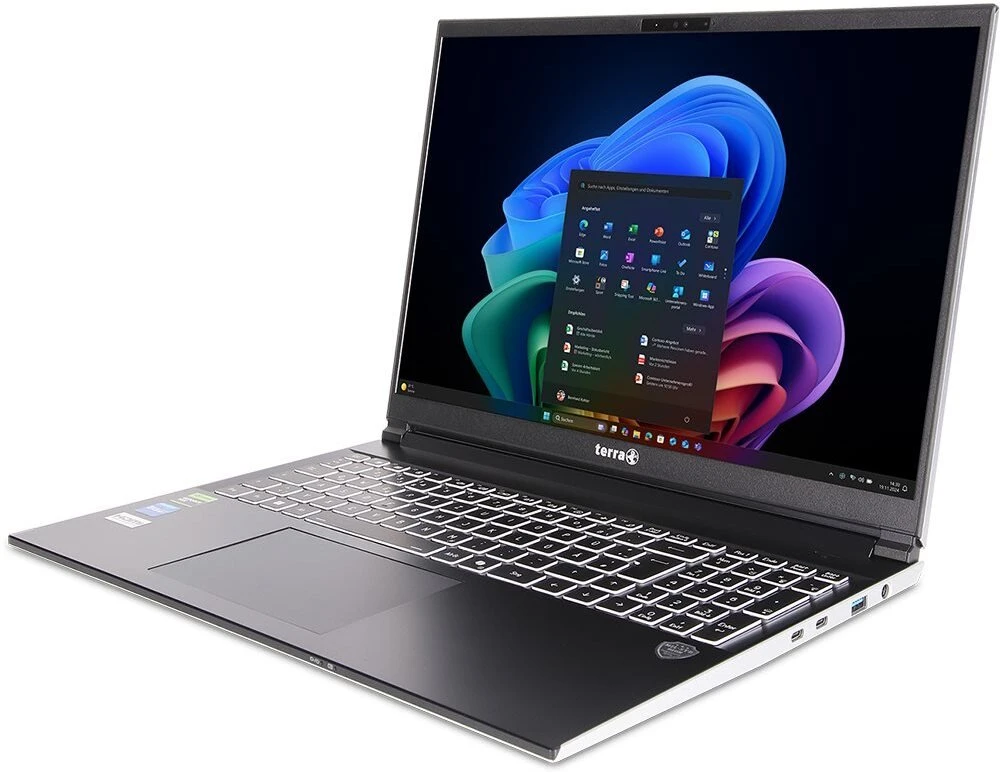 Nešiojamas kompiuteris Wortmann AG Terra Mobile Gamer Elite 3A Ryzen AI 7 350 / 32GB / 1TB / W11 Pro / RTX 5060 (US1220876)