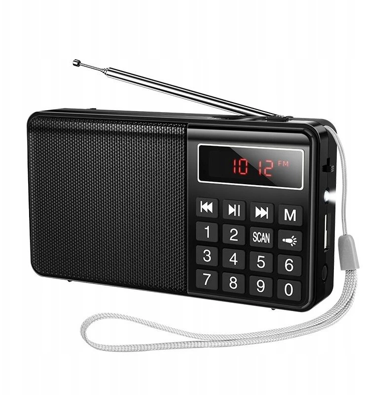 Portable radio Hoco HI50 juodas