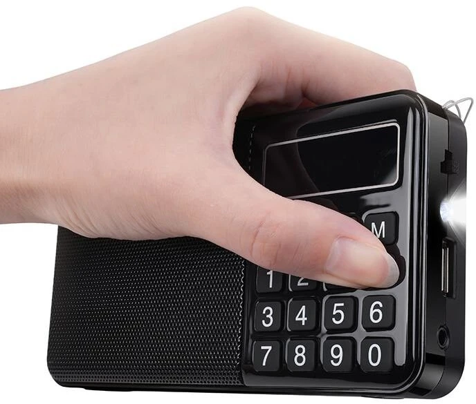 Portable radio Hoco HI50 juodas